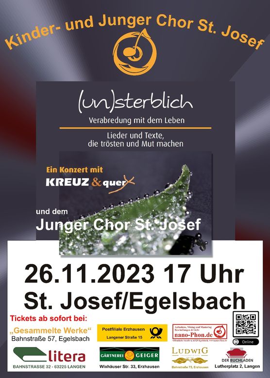 Konzertplakat Egelsbach 2023